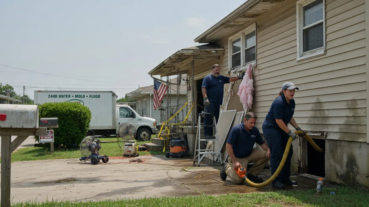Water Damage Repair in Gibsonville, NC near me